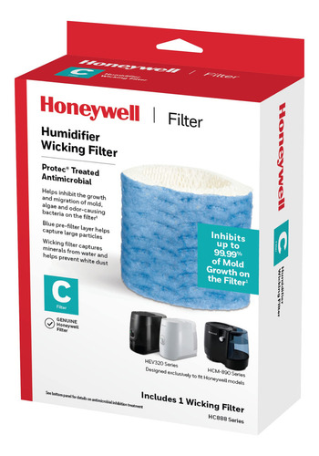 Filtro De Repuesto Honeywell C Color Blanco