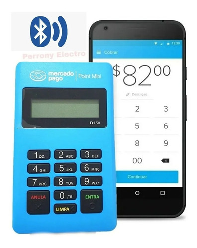 Imagem 2 de 2 de Máquina De Cartão Débito E Crédito Point Mini Mercad Pago!!