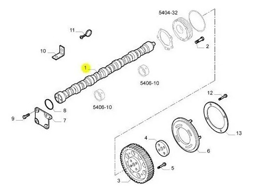 Comando Válvula Motor Cursor 13 Stralis 504286537 (Usado)