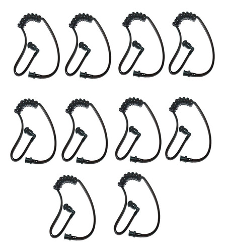 10 Tubos De Audio En Espiral Con Auriculares Para Auriculare