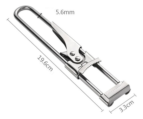 Abrelatas De Acero Inoxidable Ajustable For Manos Débiles