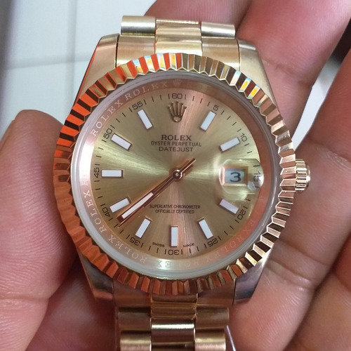 Relogio Rolex Olister Perpectual 48 Horas De Corda Reserva