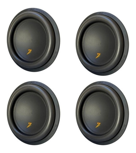 Kit De 4 Und Subwoofer Zetta Audio S-12 Pol 700rms 4ohms