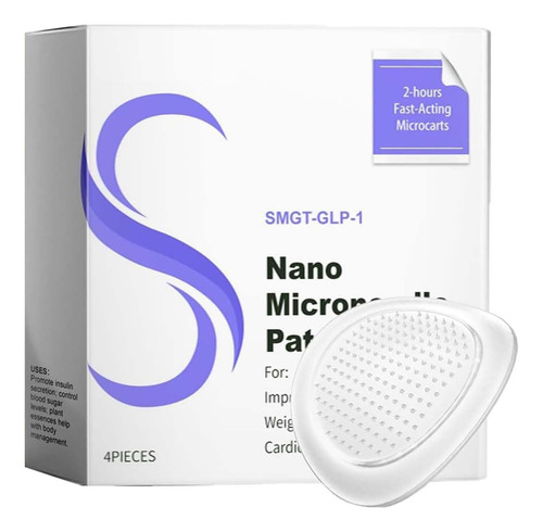 4pcs/caja Slim Patch, Parche Nano Smgt-glp-1, Parches Nano