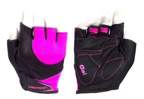 Guantes Cortos Dama Best Sb-01-8518 Fucsia Talla L