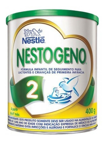 Imagen 1 de 1 de Leche de fórmula  en polvo  Nestlé Nestogeno 2  en lata de 400g - 6  a  12 meses