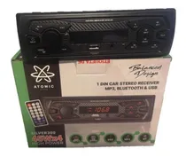 Comprar Estereo Bluetooth Usb Mp3 Aux Fm 1din Atomic Audio Silver300