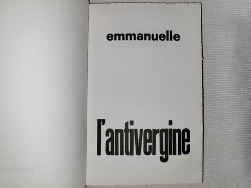 Imagen 4 de 7 de L Antivergine Emmanuelle Forum Editoriale 1968 En Italiano
