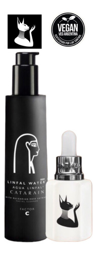 Kit Catarain Hombre Set Bruma Viva Serum + Agua Linfal Todo Tipo De Piel Día/noche