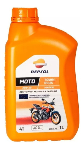 Aceite Repsol Moto Town 4t 20w50 1l Mineral Si Stockrider