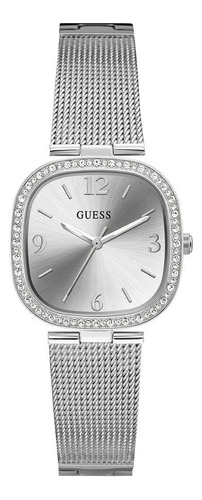 Relógio Guess Feminino Prata Esteira Gw0354l1