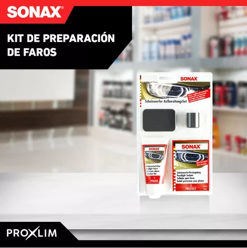 SONAX KIT RESTAURADOR Y SELLADOR DE FAROS