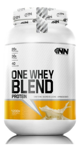 Proteina One Whey Blend 1.200kg Construye Músculo Lmpio