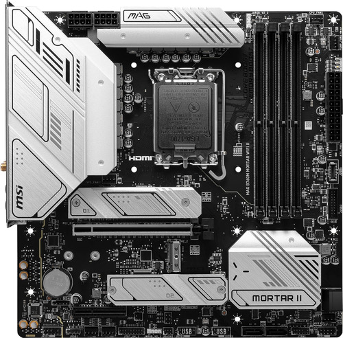 Placa Base Para Juegos Msi Mag B760m Mortar Wifi Ii (admite.