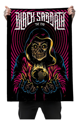 Stompy Bandeira Decorativa Black Sabbath The End Rock