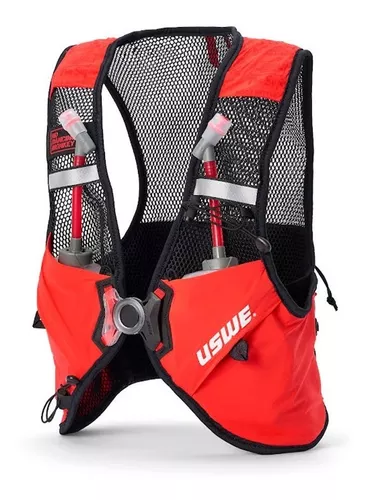 Chaleco Para Correr Running/hiking Uswe Pace 2 Red/black