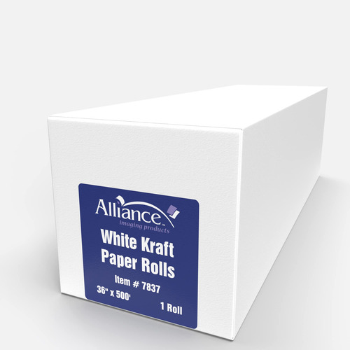 Rollo De Papel Kraft Blanco 11 X 152 Metros Para Manualidade