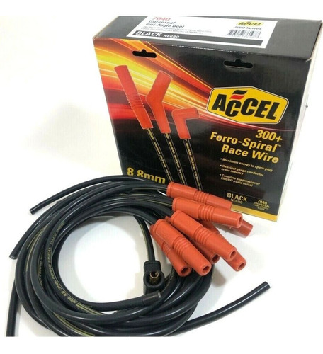 Cables Bujías Universales Accel 8,8mm 
