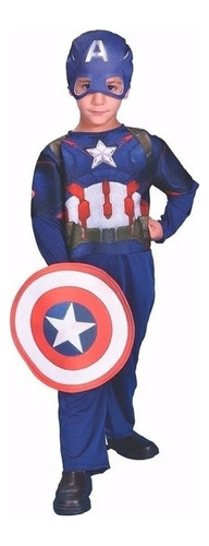 Disfraz Marvel Capitán América New Toys Talle 0