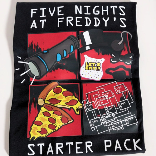 Cl Camiseta Unisex Fnaf Five Nights At Freddy's Starter Pack