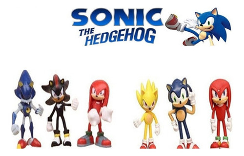 Set 6 Figuritas Sonic Boom Figuras De Acción