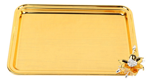 Mesa De Servir De Metal Com Decoração Luxuosa Em Estilo Euro