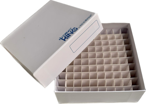 Caja De Cartón Para Crio Tubos De 2ml C/100 Lugares Colores