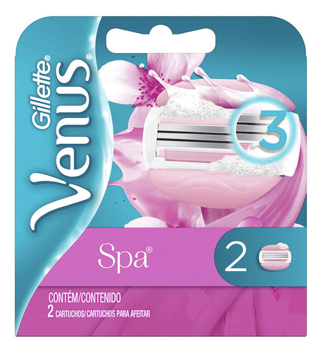 Repuesto Gillette Venus Spa 2 Unidades 