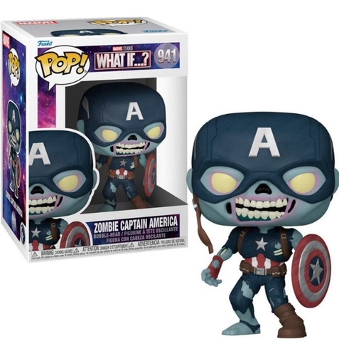 Funko Pop! Marvel What If...? - Zombie Captain America # 941