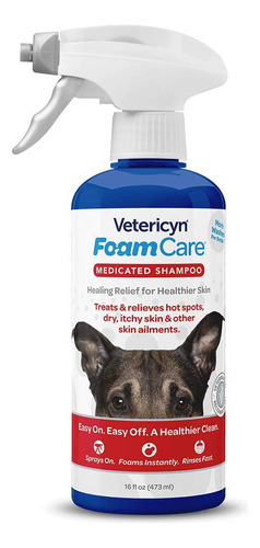 Champu Medicado Para Mascotas Foamcare De Vetericyn | Champu