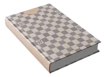 Comprar Livro Caixa M Coleção Moda Louis Vuitton Damier