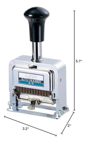 Máquina Numeradora Automática Para Servicio Pesado Lion