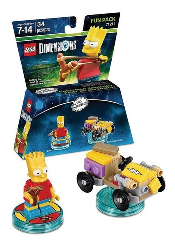 Lego Simpsons Dimensions Bart Armable En Caja Nuevo