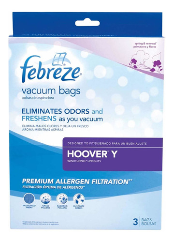 Bolsa Para Aspiradora Hoover Y Windtunnel Febreze 22v81