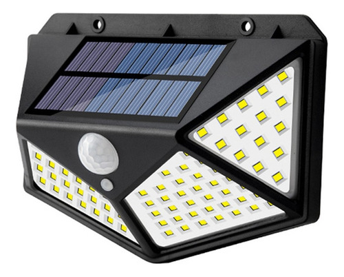 Lampara Luz Sensor Solar Exterior Movimiento 100 Leds