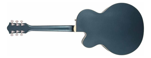 Guitarra eléctrica Gretsch Streamliner G2420T hollow body de arce gunmetal brillante con diapasón de laurel