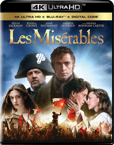 4k Ultra Hd + Blu-ray Les Miserables (2012)