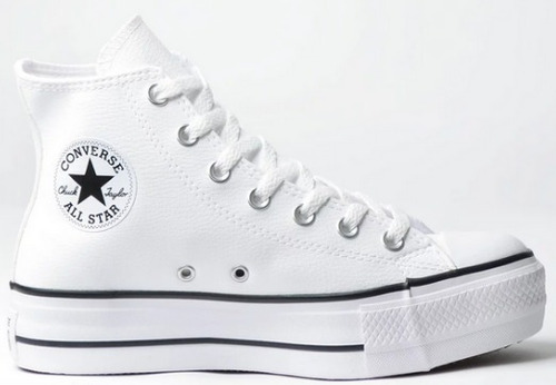 all star branco flat