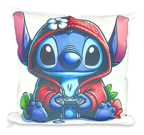 Almofada Geek Lilo & Stitch 003 Com Enchimento