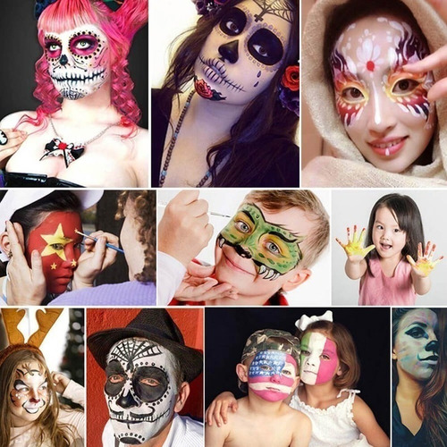 Pinturas Para Pintacaritas Decorar Regalo Fiesta Halloween