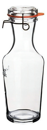 Garrafa Para Jugo Con Tapa 1 L Luigi Bormioli Color Transparente