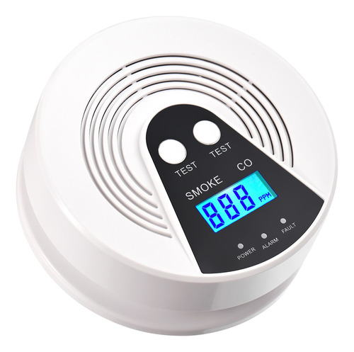 Mkd Alarma Y Alarma De Batería, Detector De Humo Y Co2