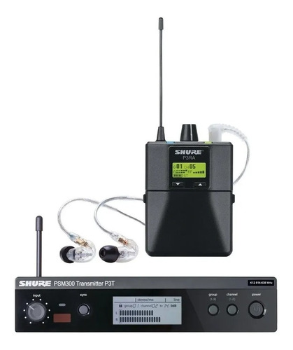 Shure Psm300 P3tra215cl Sistema De Monitoreo Intraural