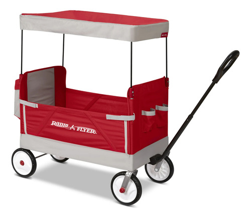 Carrito Plegable Para Niños Con Toldo Y Portavasos