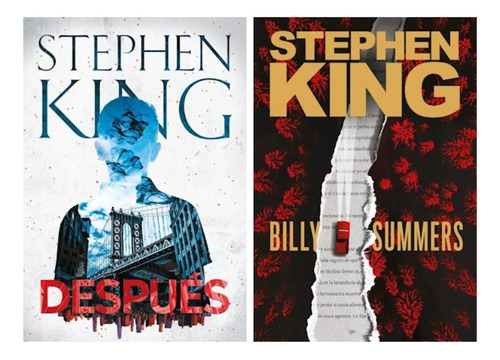 2 Libros Stephen King Después + Billy Summers Plaza Janés