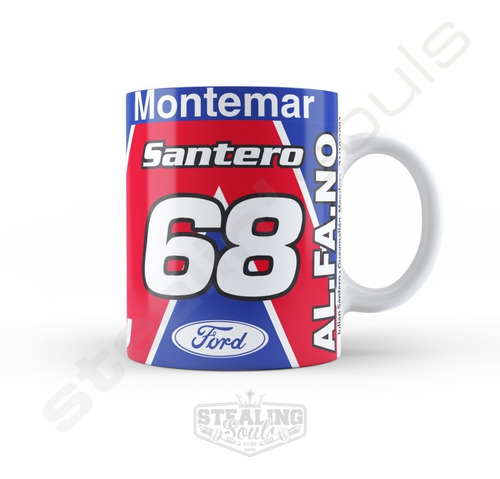 Imagen 1 de 3 de Taza Fierrera - Julian Santero #02 | Turismo Carretera / Tc