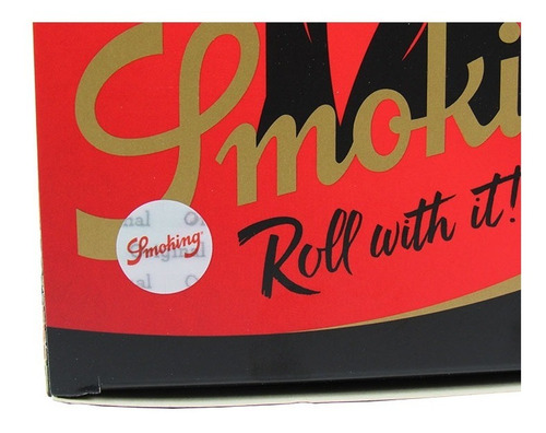 Imagem 3 de 5 de Caixa Seda Smoking De Luxe Preta King Size Com 50