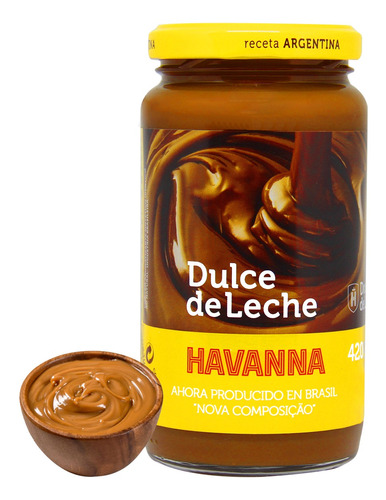 Pote Doce De Leite 420g Havanna Dulce De Leche Vidro Ddl