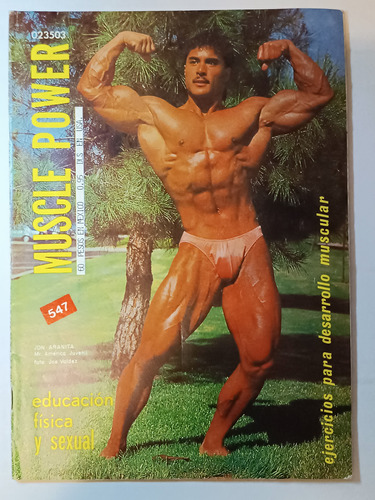 Revista Muscle Power # 547 Jon Arantia