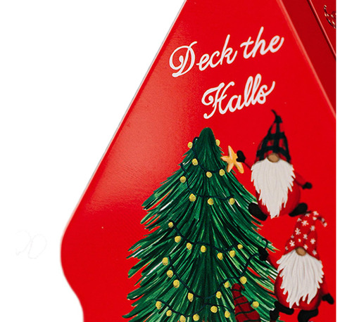 6 Caja De Dulces Navideña Decorativa Para Almacenar